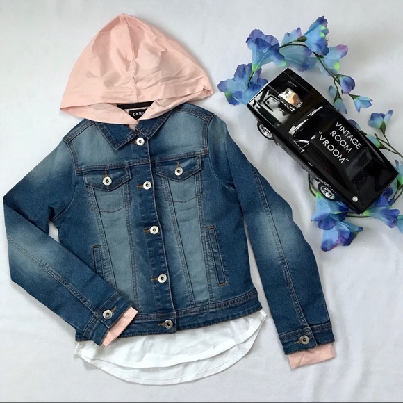 Dkny Other - DKNY NWOT Jean Jacket and Top Bundle Girls M